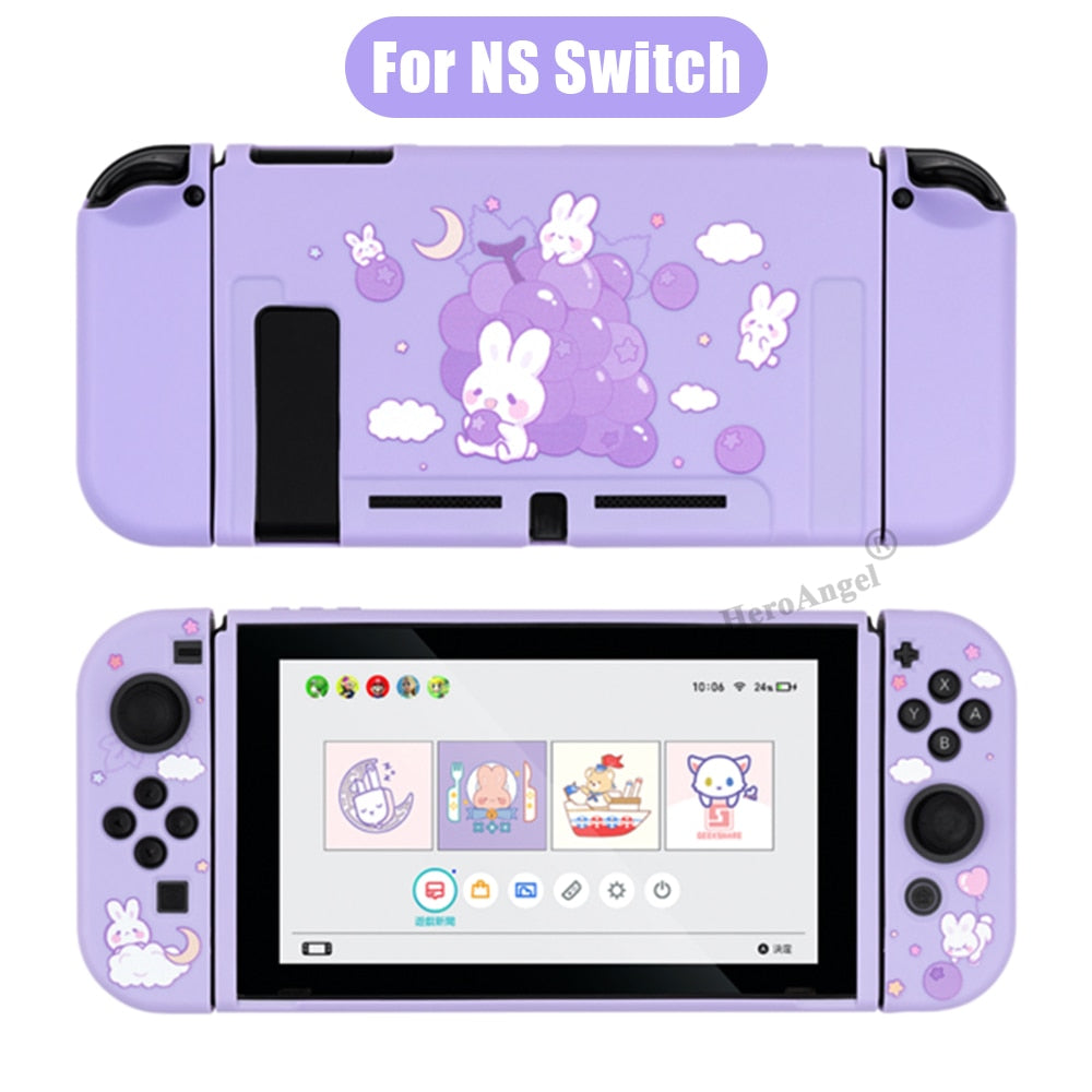 Grape Bunny Nintendo Switch Cover