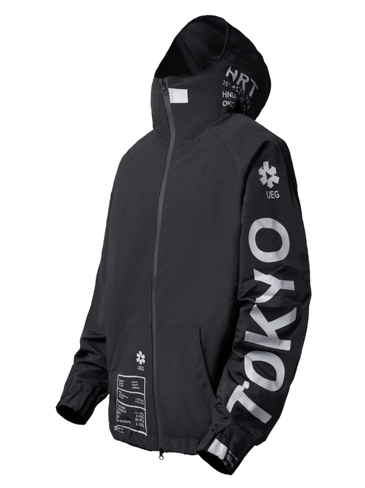 Parka d'hiver noire Tokyo IB433