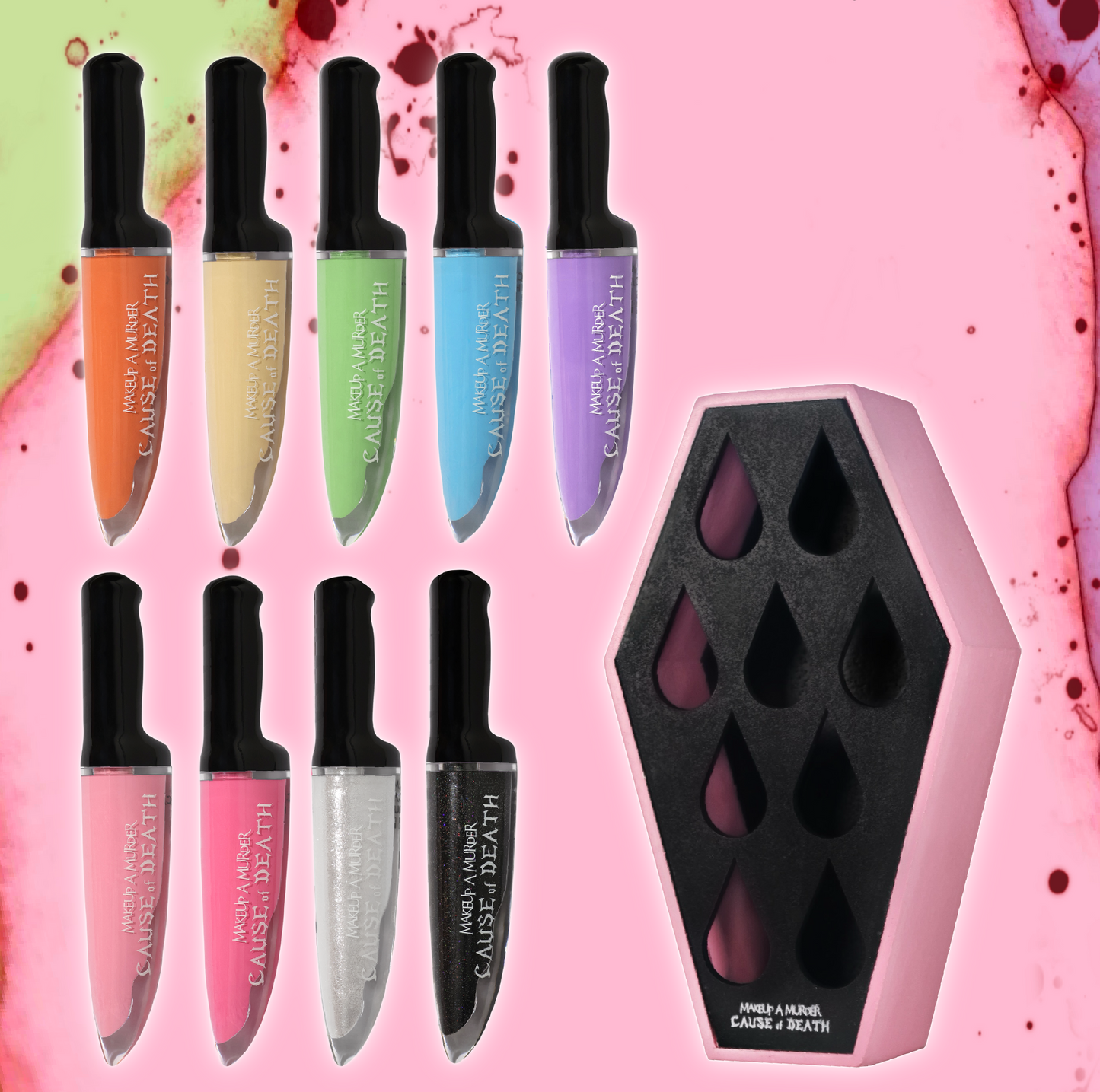 Cause of Death Pastel Liquid Makeup a Murder Eyeshadow Collection