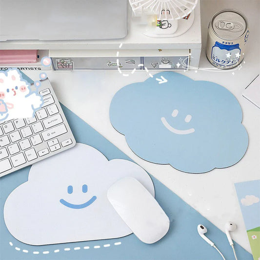 Alfombrilla de ratón Kawaii Happy Cloud