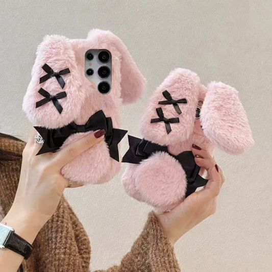 Kawaii Plush Bunny Phone Case