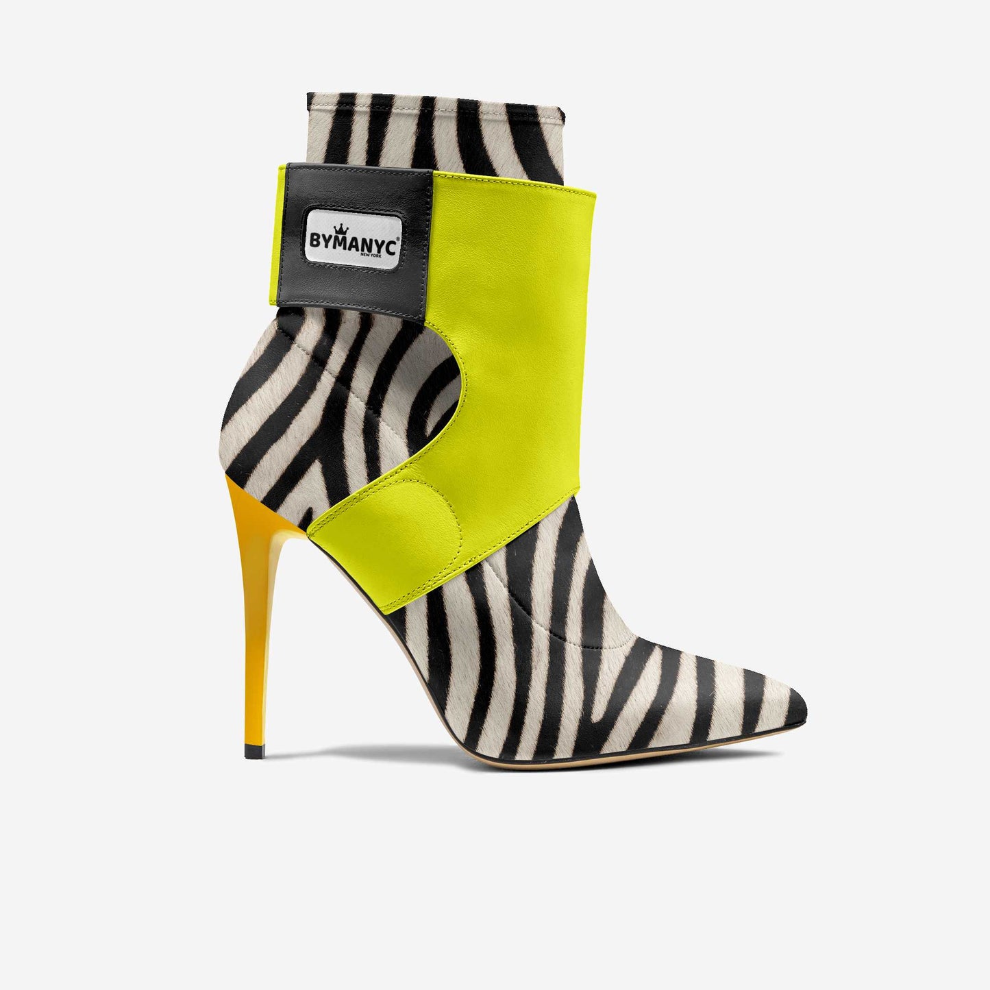 Limited Edition Vegan Stiletto Boots Futurista Noir