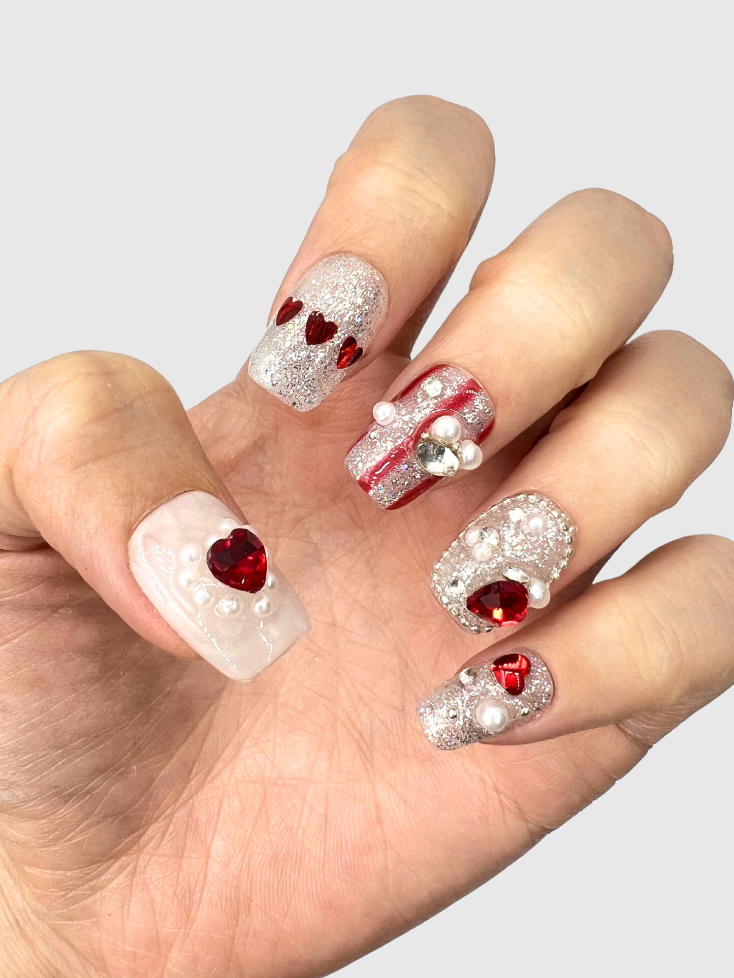 Love Arrow Handmade Press-On Nails