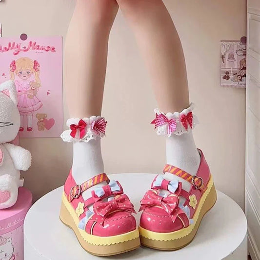 Zapatos Mary Jane con lazos encantadores