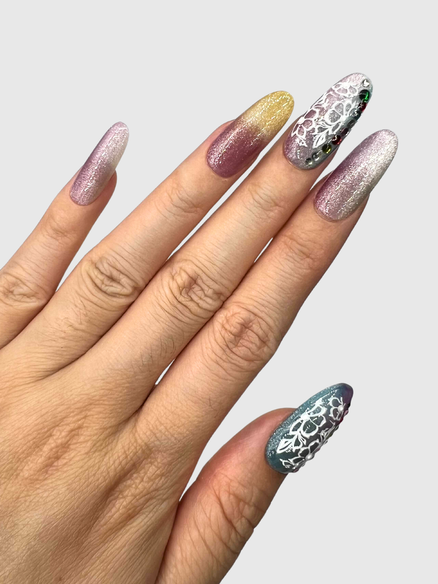 Mermaid Tail Handmade Nails