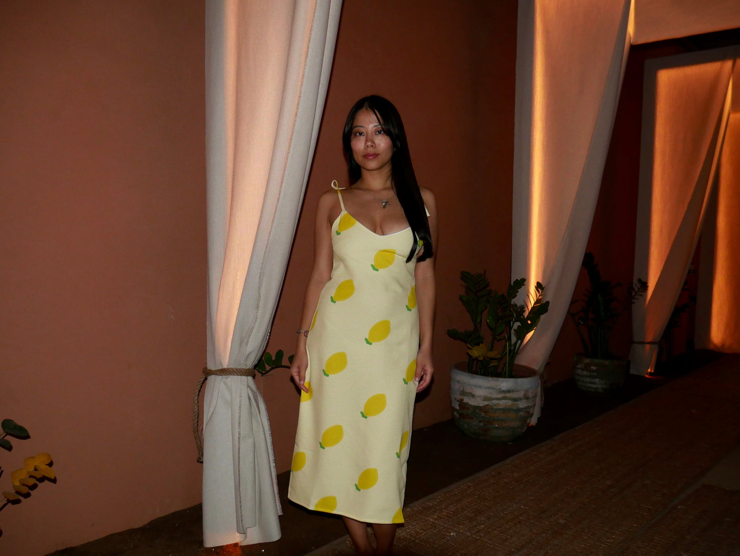 Malia Dress — Lemon