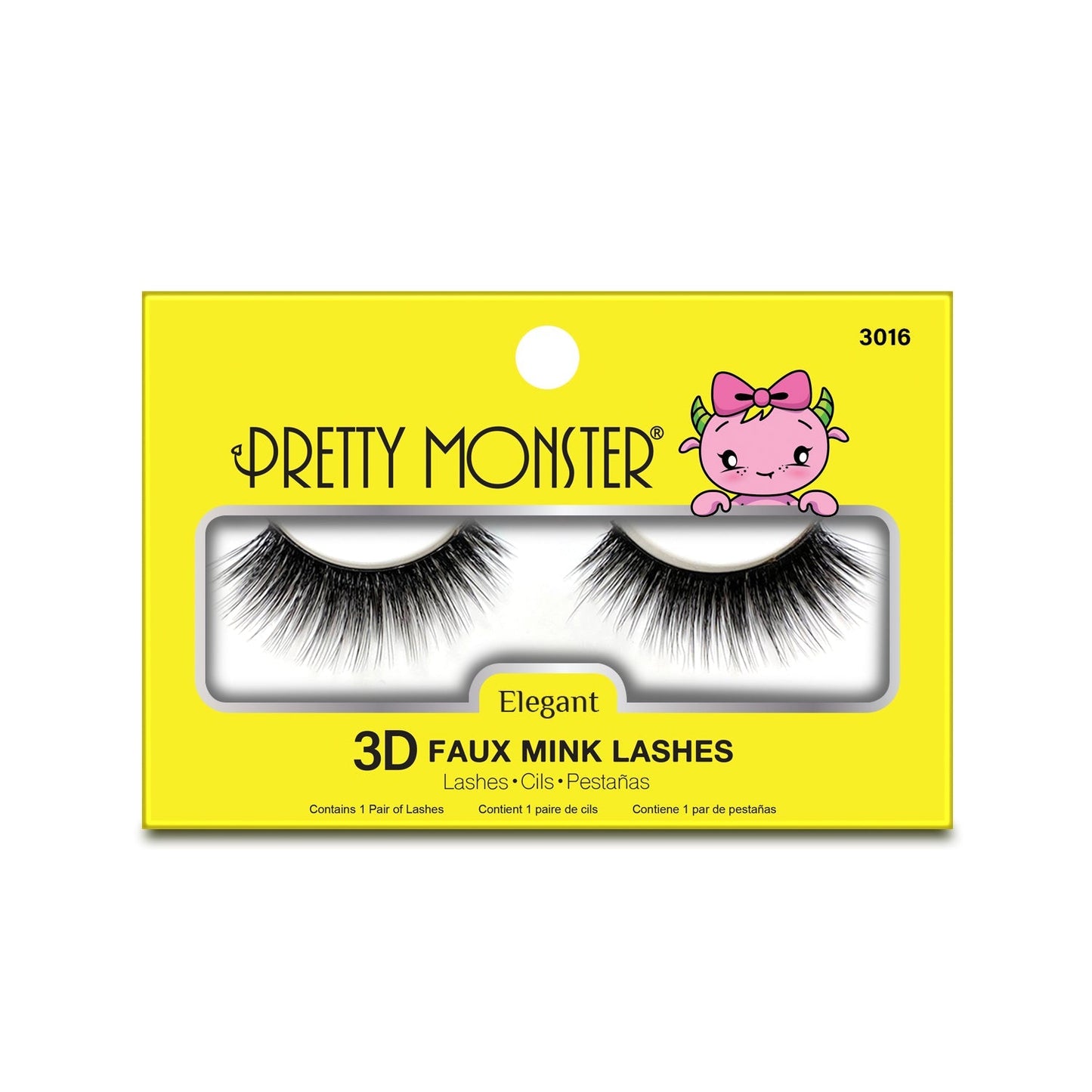Pretty Monster Elegant 3D Faux Mink Lashes | 10 Styles