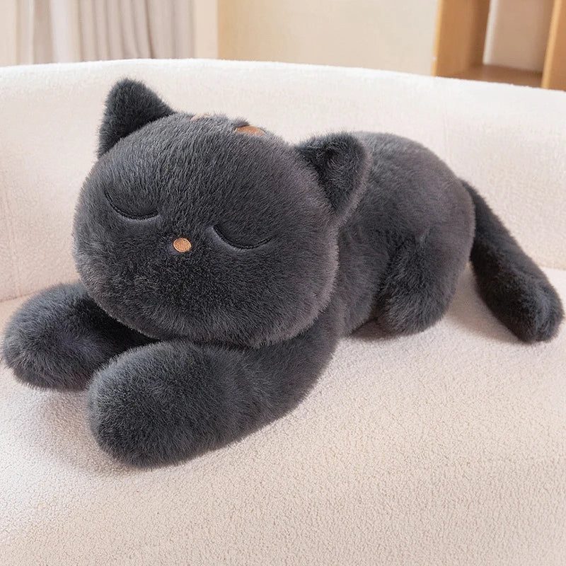 Oreillers de corps en peluche Chat endormi