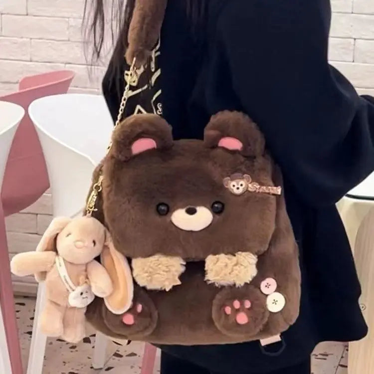 Sac en peluche ours en peluche