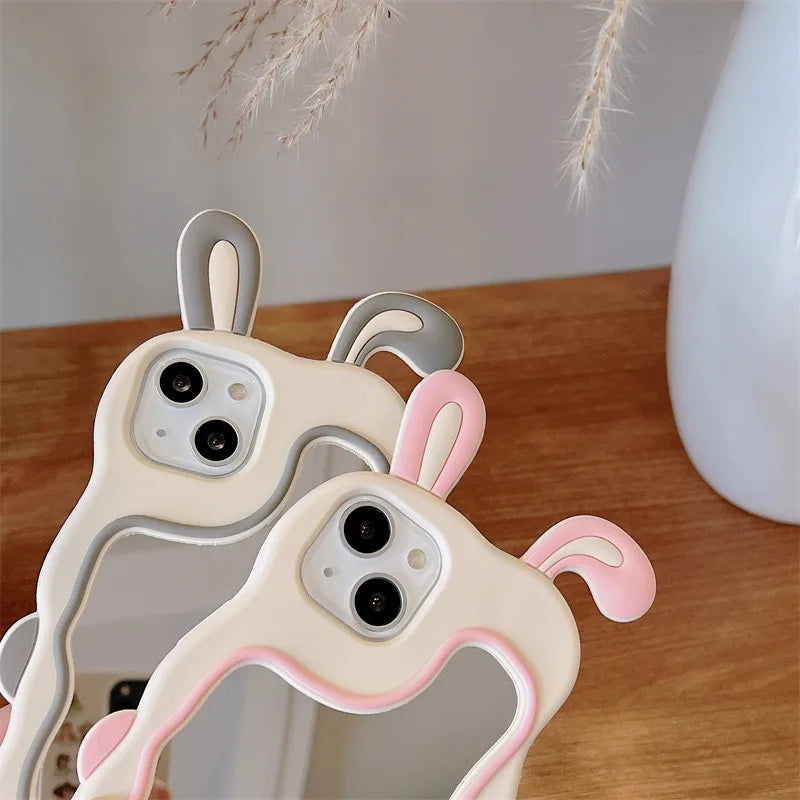 Coque iPhone Mirror Bunny