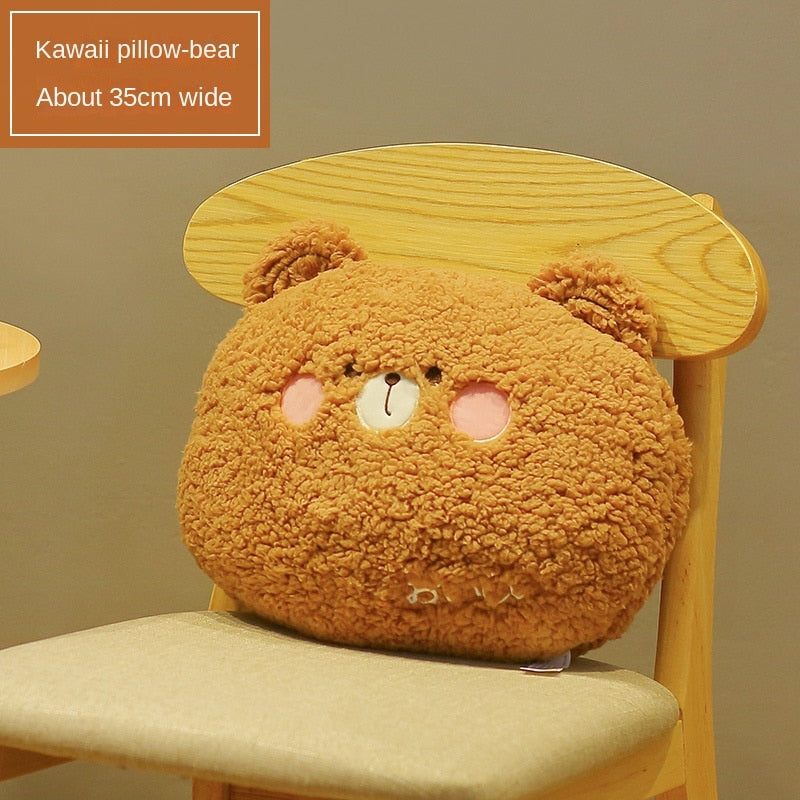 Lindos cojines de peluche de animales