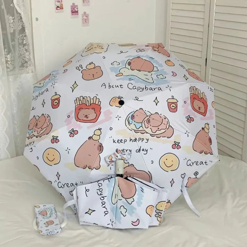 Kawaii Capybara Umbrella