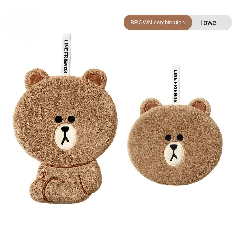 Toallas de mano con forma de osito de peluche