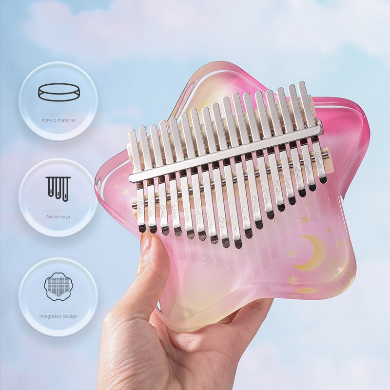 Kalimba en forme d'étoile