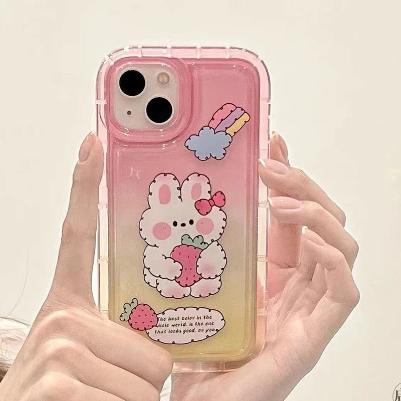 Coque Samsung Kawaii Strawberry Bunny