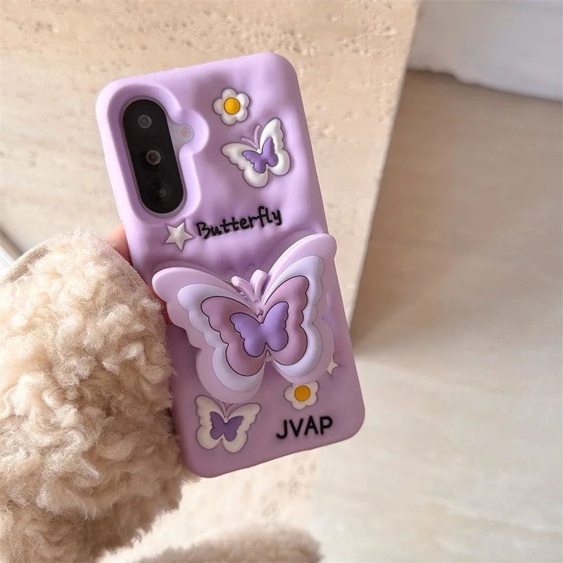 Coque de téléphone Samsung Papillon Kawaii