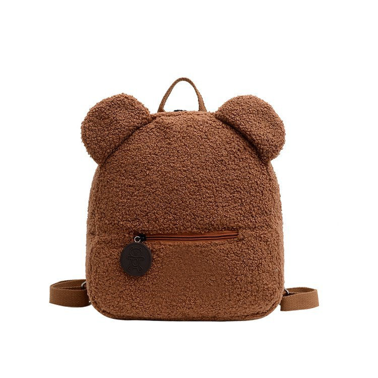 Petit sac à dos ours en peluche