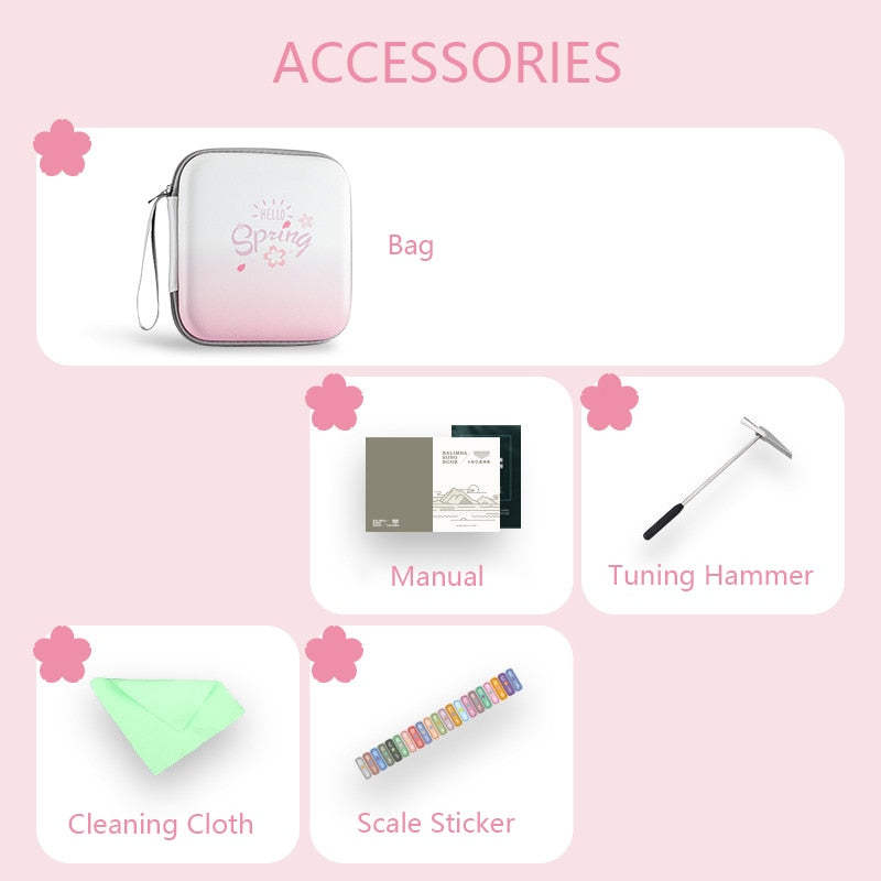 Kalimba en forme d'étoile