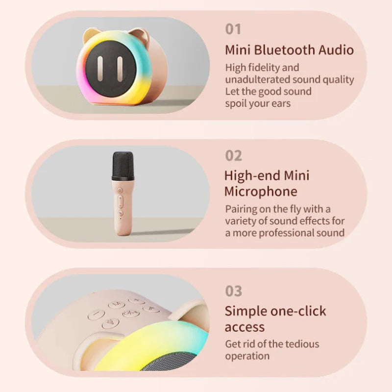 Cute Cat Mini Karaoke Speaker