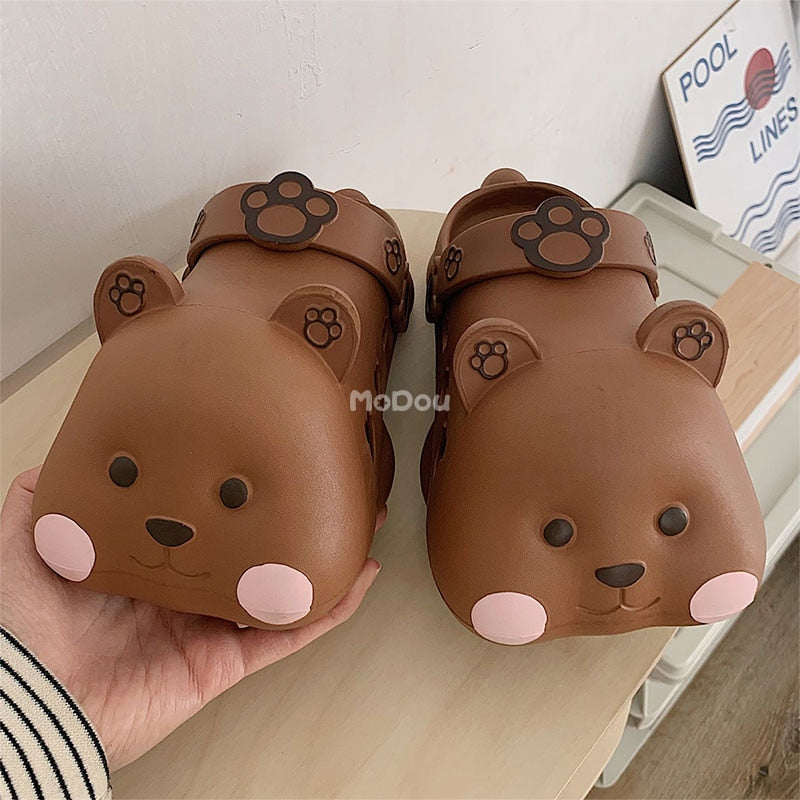 Sandales à motifs d'animaux mignons