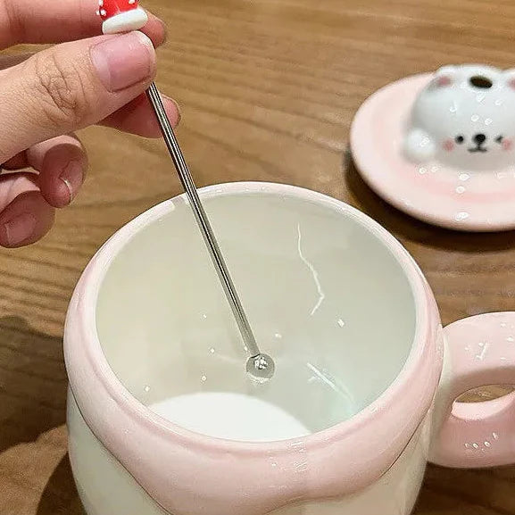 Mugs en céramique "Pudding Animaux Kawaii"