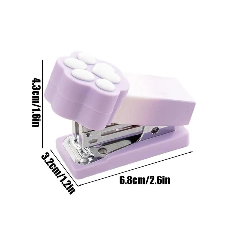 Agrafeuse Patte de Chat Kawaii Pastel