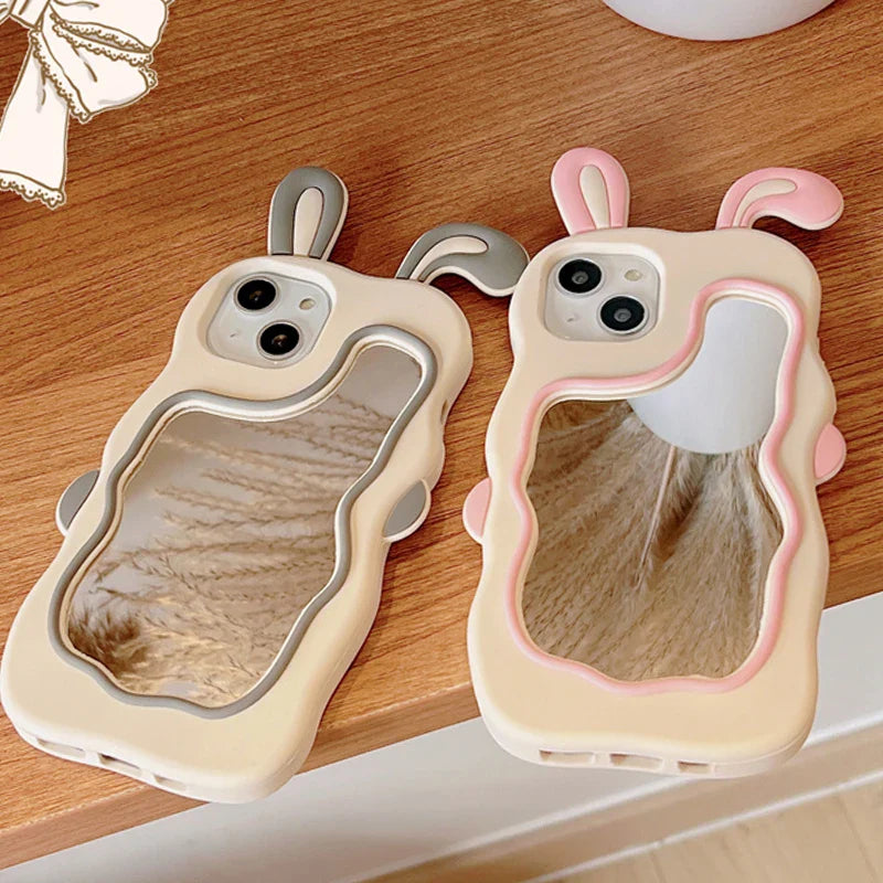 Coque iPhone Mirror Bunny