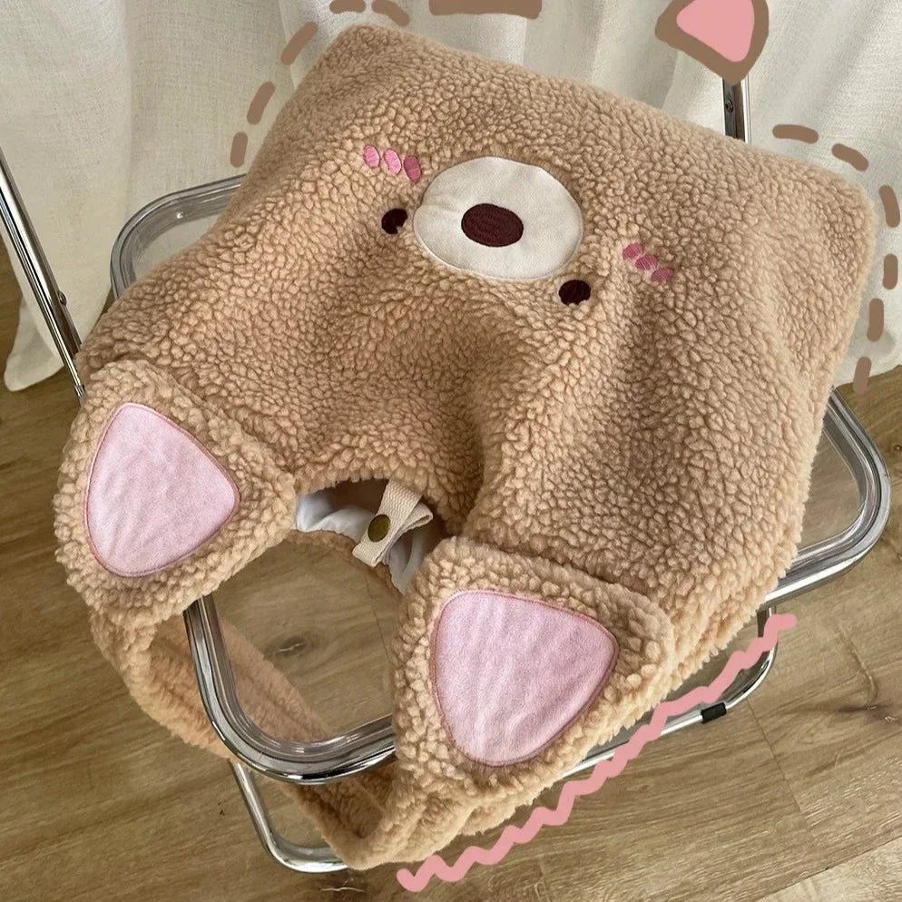 Bolsas de mano de conejito y oso kawaii