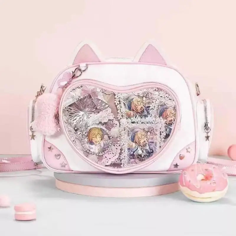 Sac Ita Kawaii Chat Rose