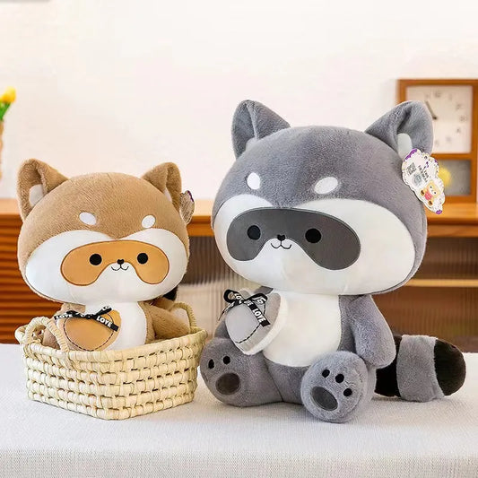 Lindos peluches de mapache