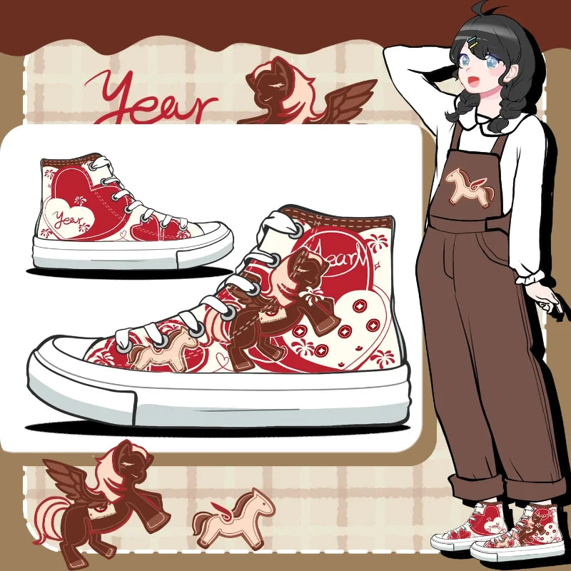 Kawaii Pegasus Dreams High Tops