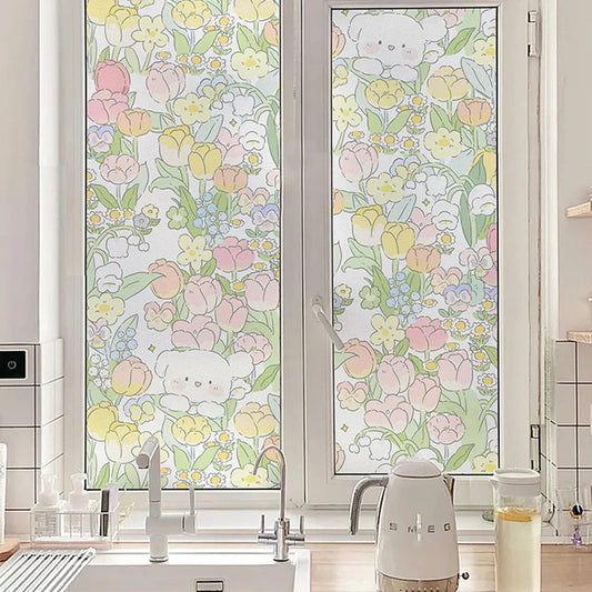 Kawaii Window Privacy Stickers