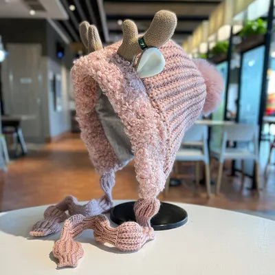 Bonnet d'hiver renne