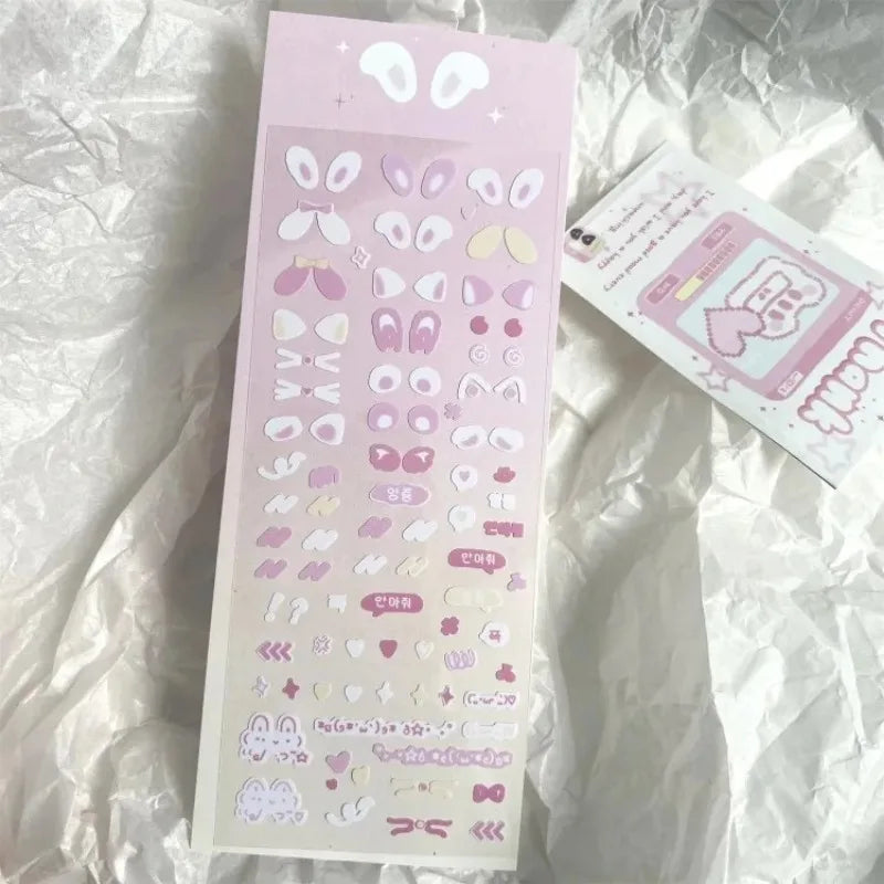 Cute Bunny Photo Card Stickers