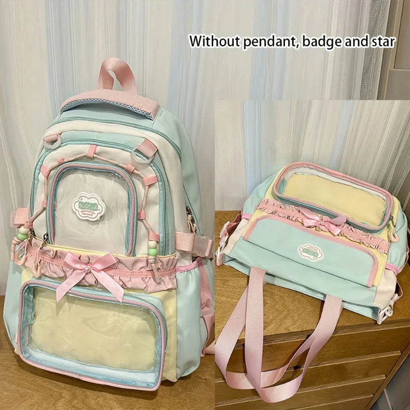 Kawaii Pastel Ita Backpack & Tote Set