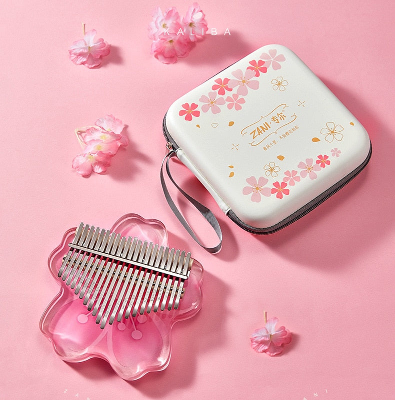 Kalimba en fleurs de cerisier