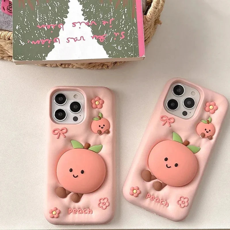 Kawaii Peach Phone Case