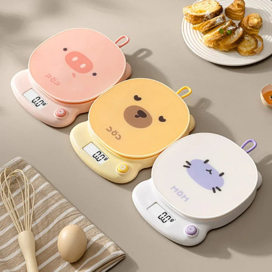 Balances de cuisine animaux kawaii