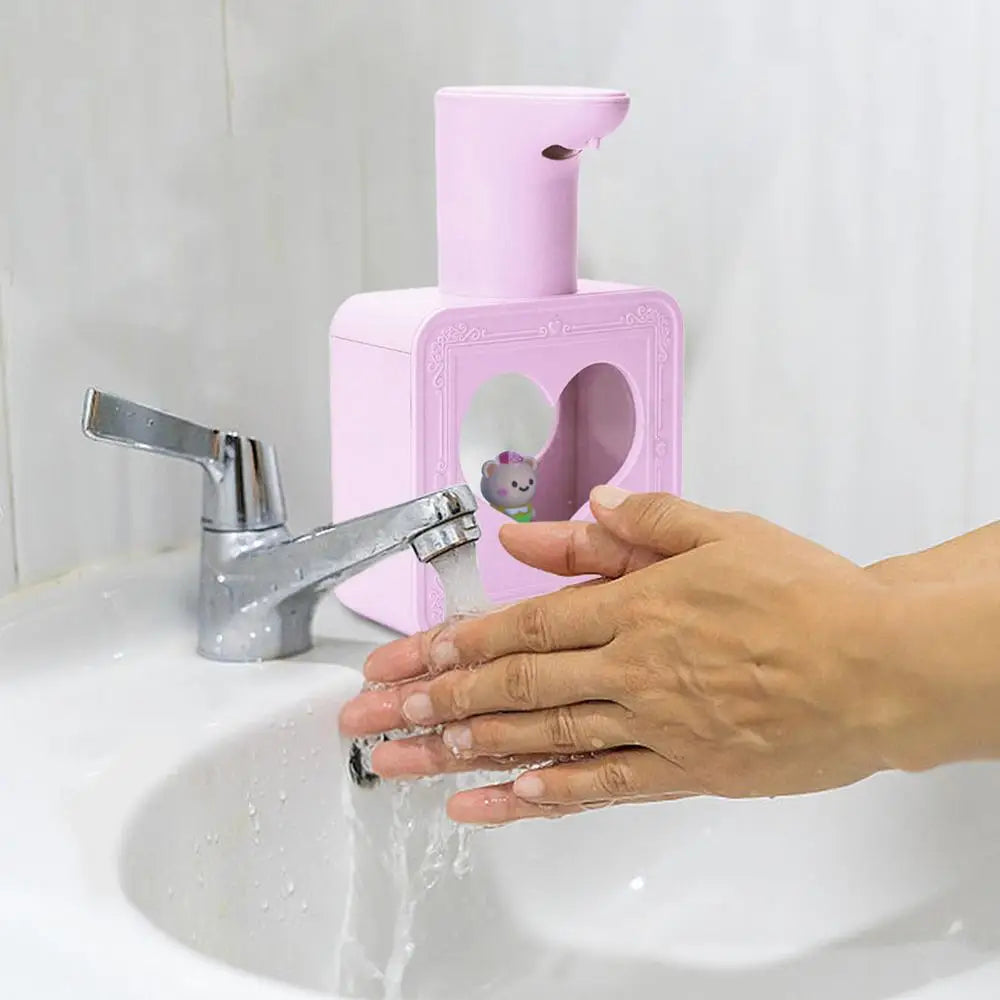 Lindo dispensador automático de jabón en espuma
