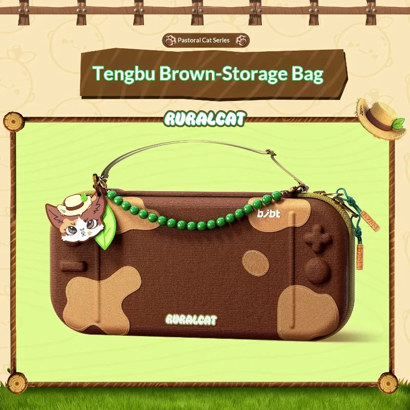 Kawaii Farming Neko Switch Case and Accessories NS/OLED/NS2