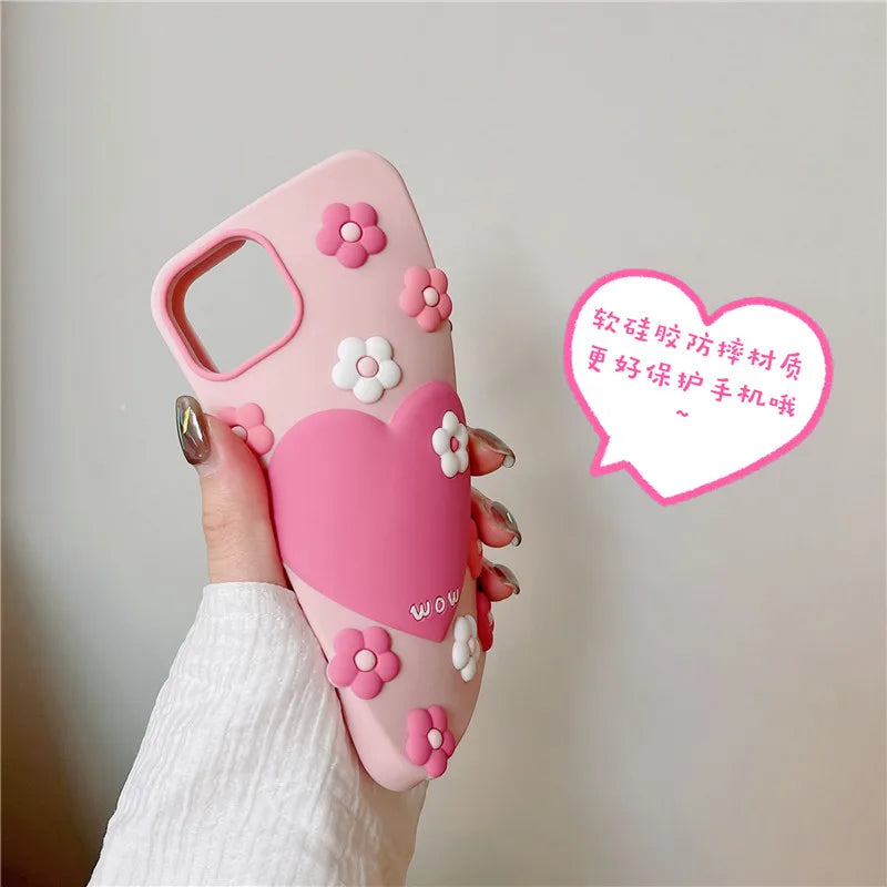 Coque iPhone Sakura Heart