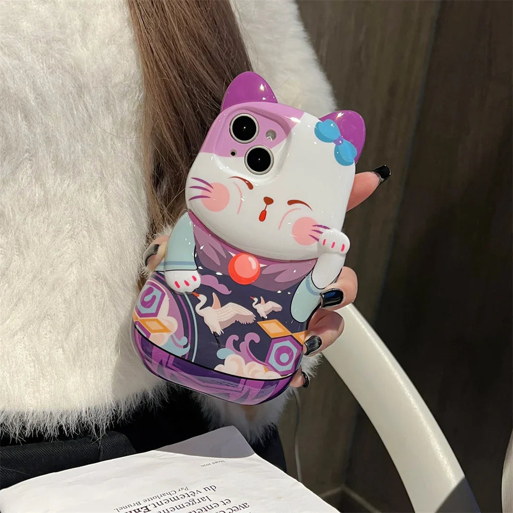Coque iPhone Kimono Cat