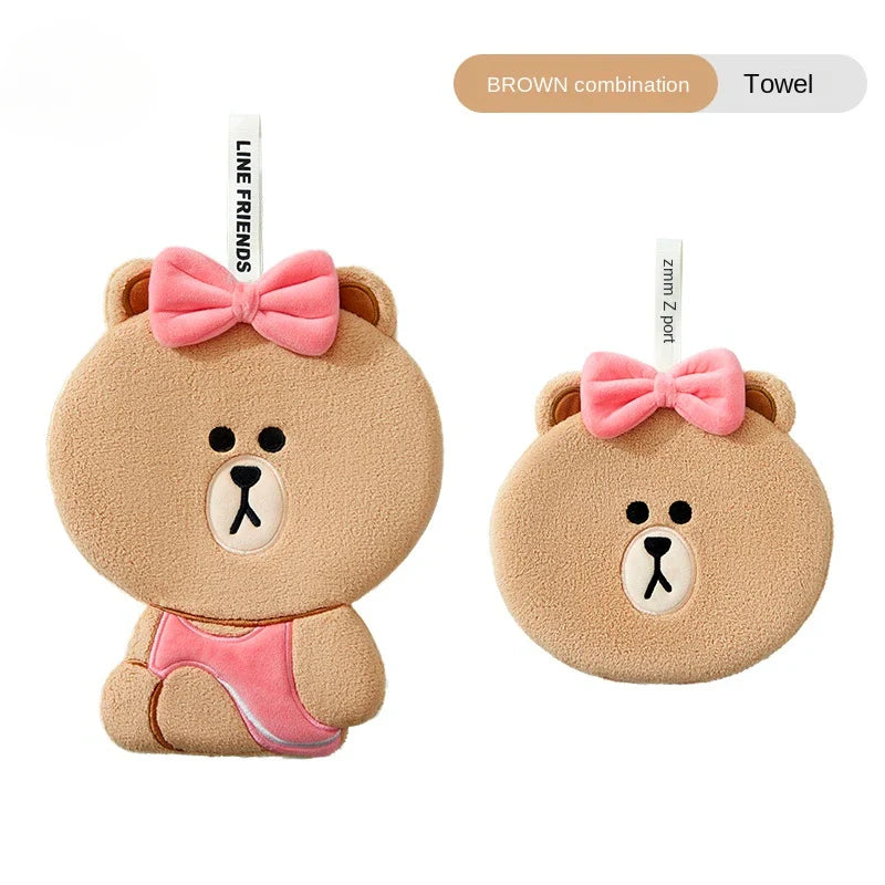 Toallas de mano con forma de osito de peluche