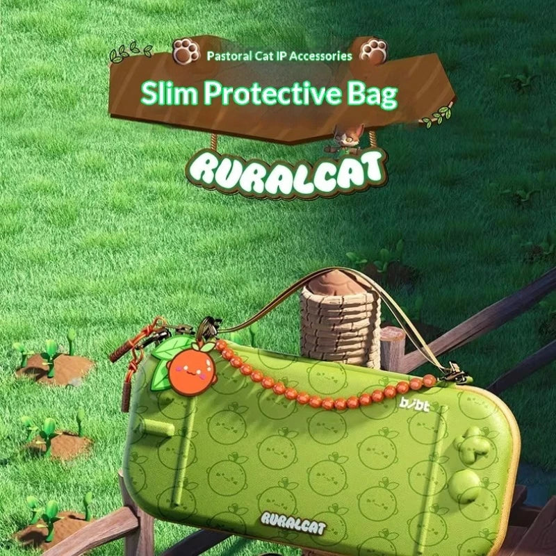 Kawaii Farming Neko Switch Case and Accessories NS/OLED/NS2
