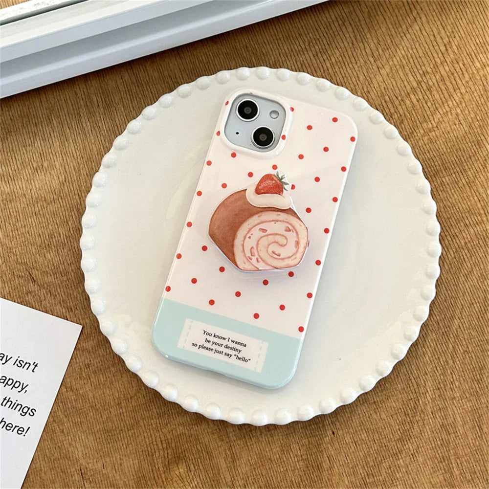Coque iPhone roulé aux fraises