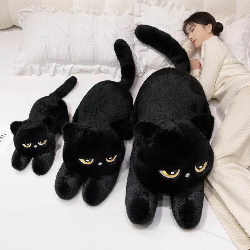 Oreillers de corps en peluche Chat endormi