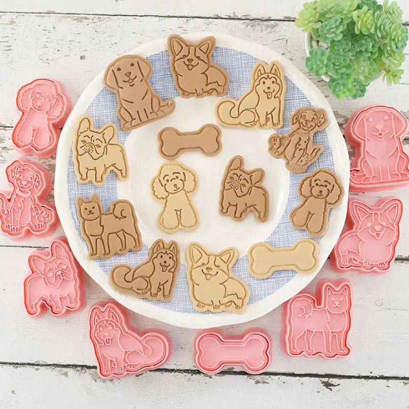 Kawaii Cookie Cutters 3D 8 Pcs
