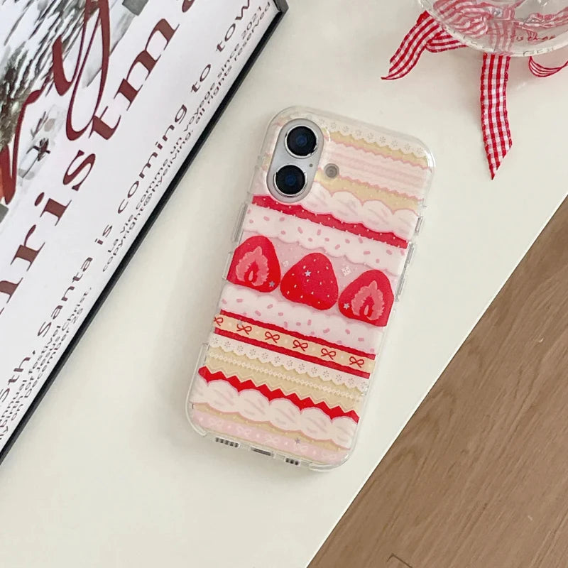 Coque de téléphone Samsung Gâteau Fraises et Crème
