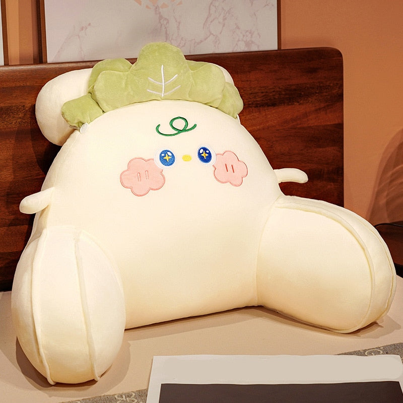 Almohada de lectura de col