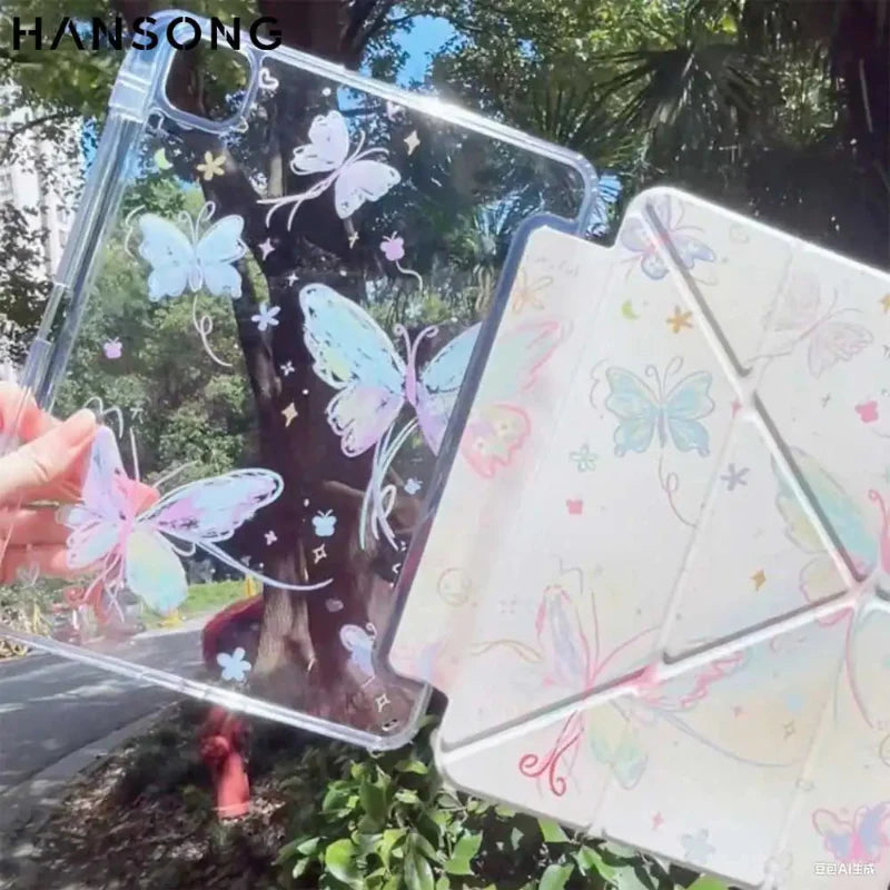 Pastel Butterfly Tablet Case